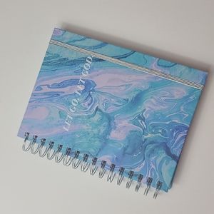 Spiral journal let go.let god, marble design